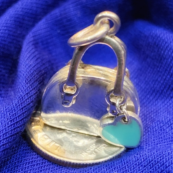 Tiffany & Co. Jewelry - Tiffany & Co. Purse with enamel heart Charm